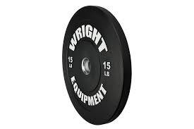 Wright Equipment, Wright Equipment Econ Black Bumper Plate (PAIRS)