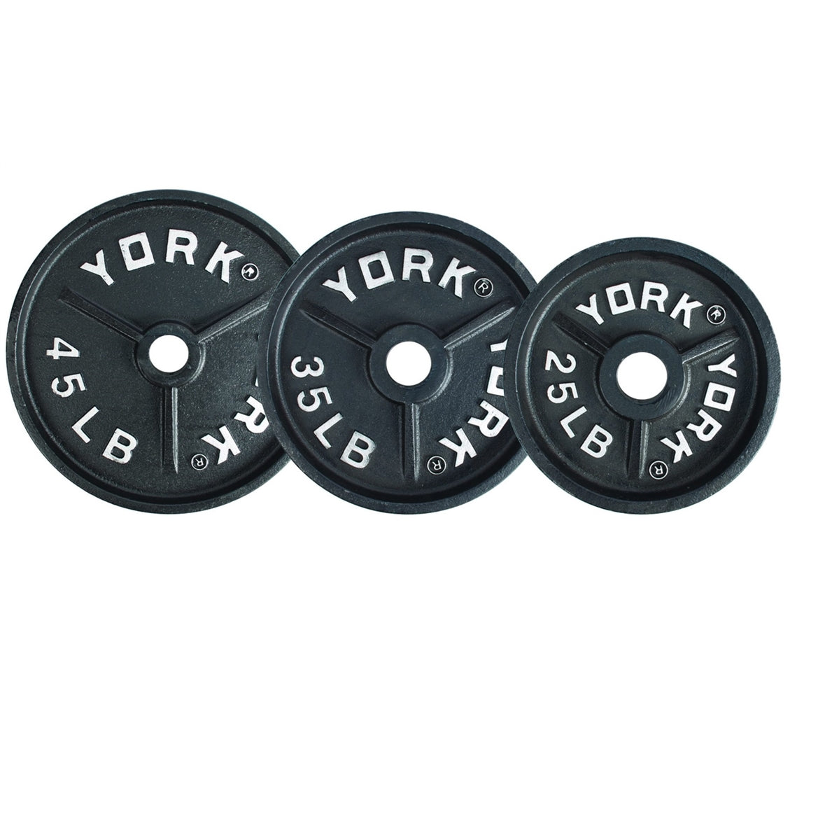 York Barbell, York 2 inch Deep Dish Cast Iron Olympic Plate (singles)