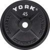 York Barbell, York 2″ Cast Iron Olympic Weight Plates