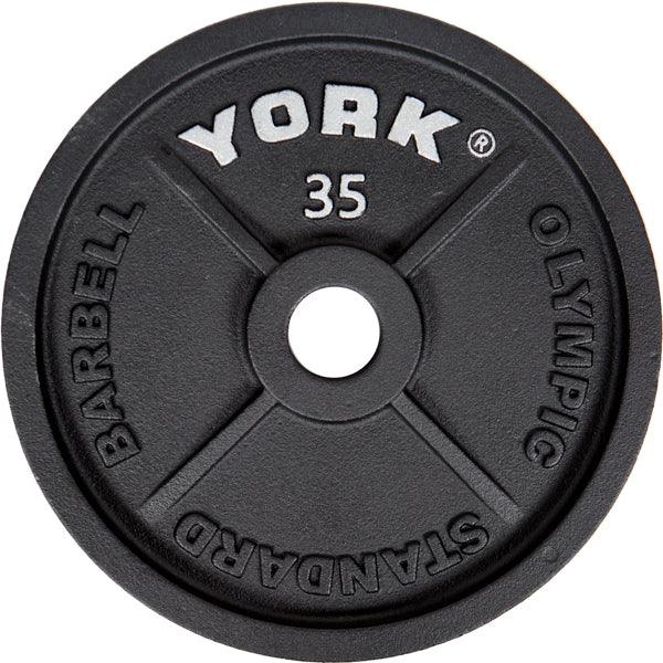 York Barbell, York 2″ Cast Iron Olympic Weight Plates