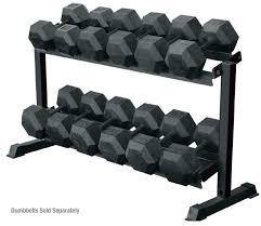 York Barbell, York Barbell Two Tier Dumbbell Rack 69126