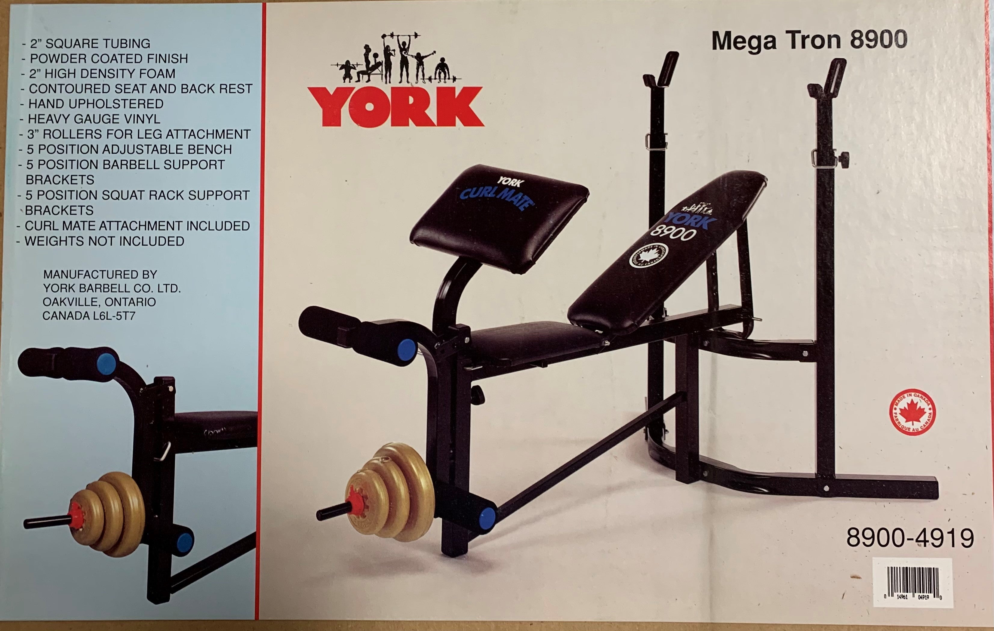 York Barbell, York Mega Tron 8900 Bench