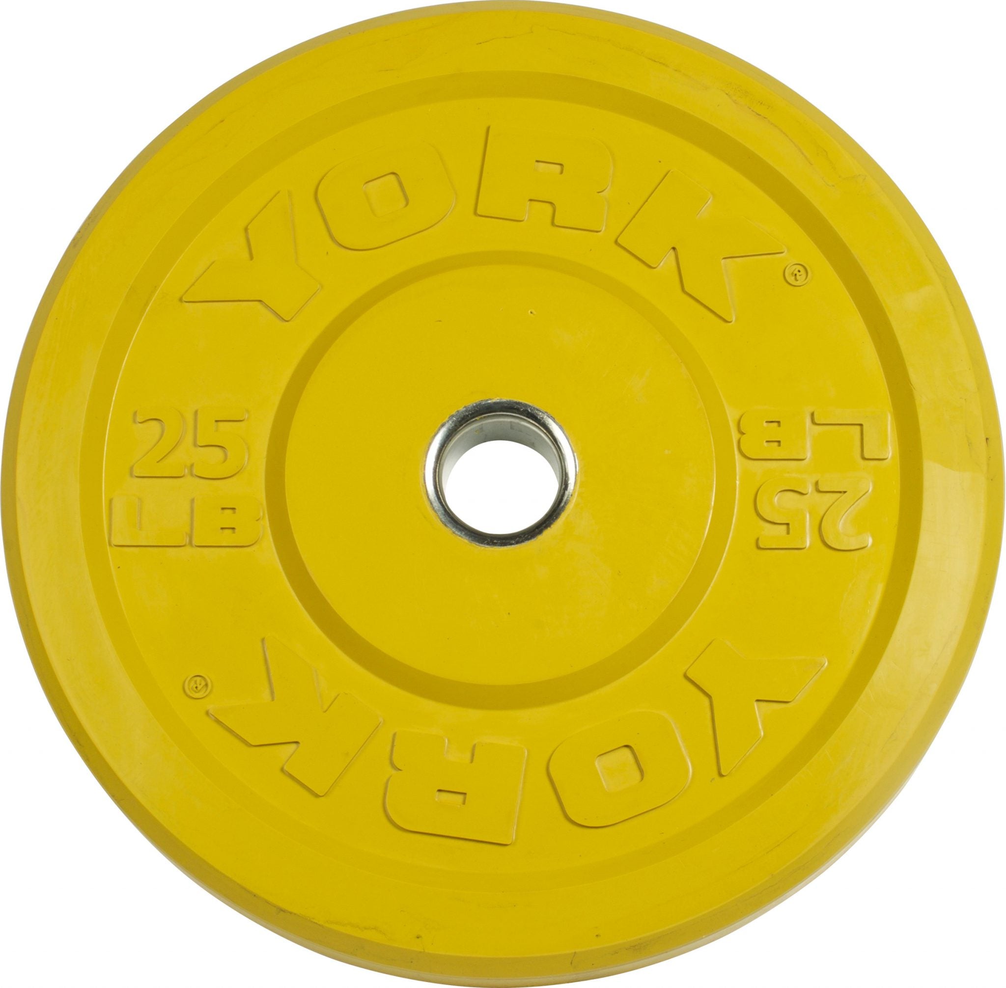 York Barbell, York Rubber Training Bumper Plate Coloured - LBS (Singles)