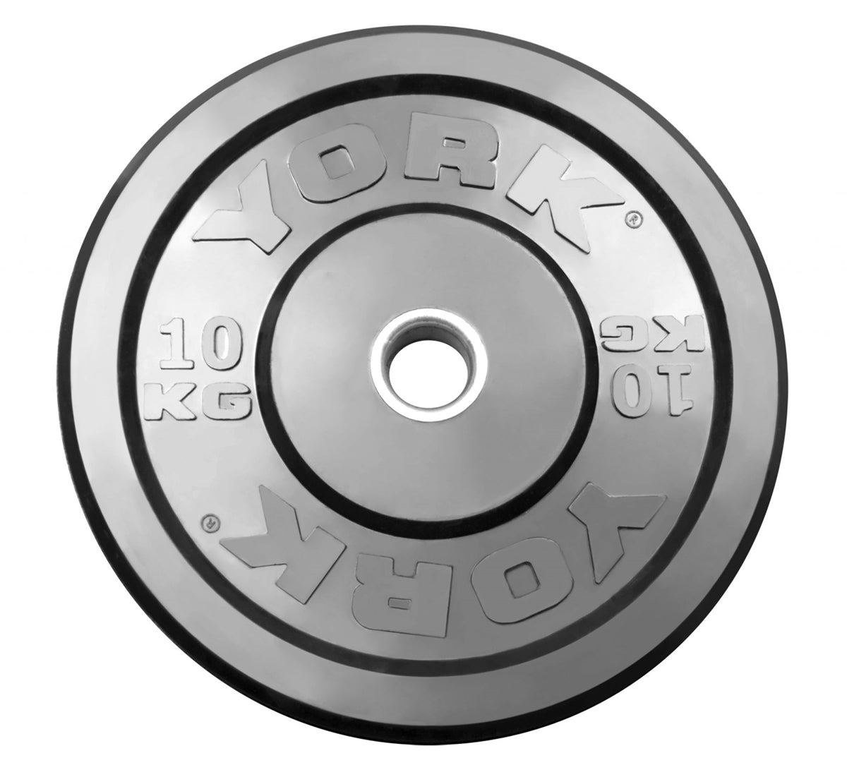 York Barbell, York Rubber Training Bumper Plate - KG (Singles)