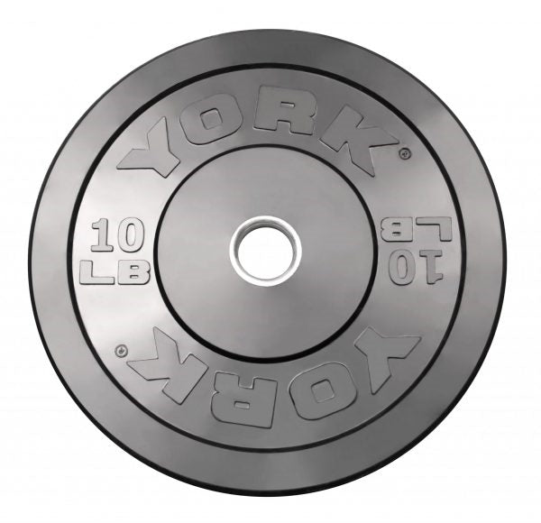 York Barbell, York Rubber Training Bumper Plate - LBS (Singles)