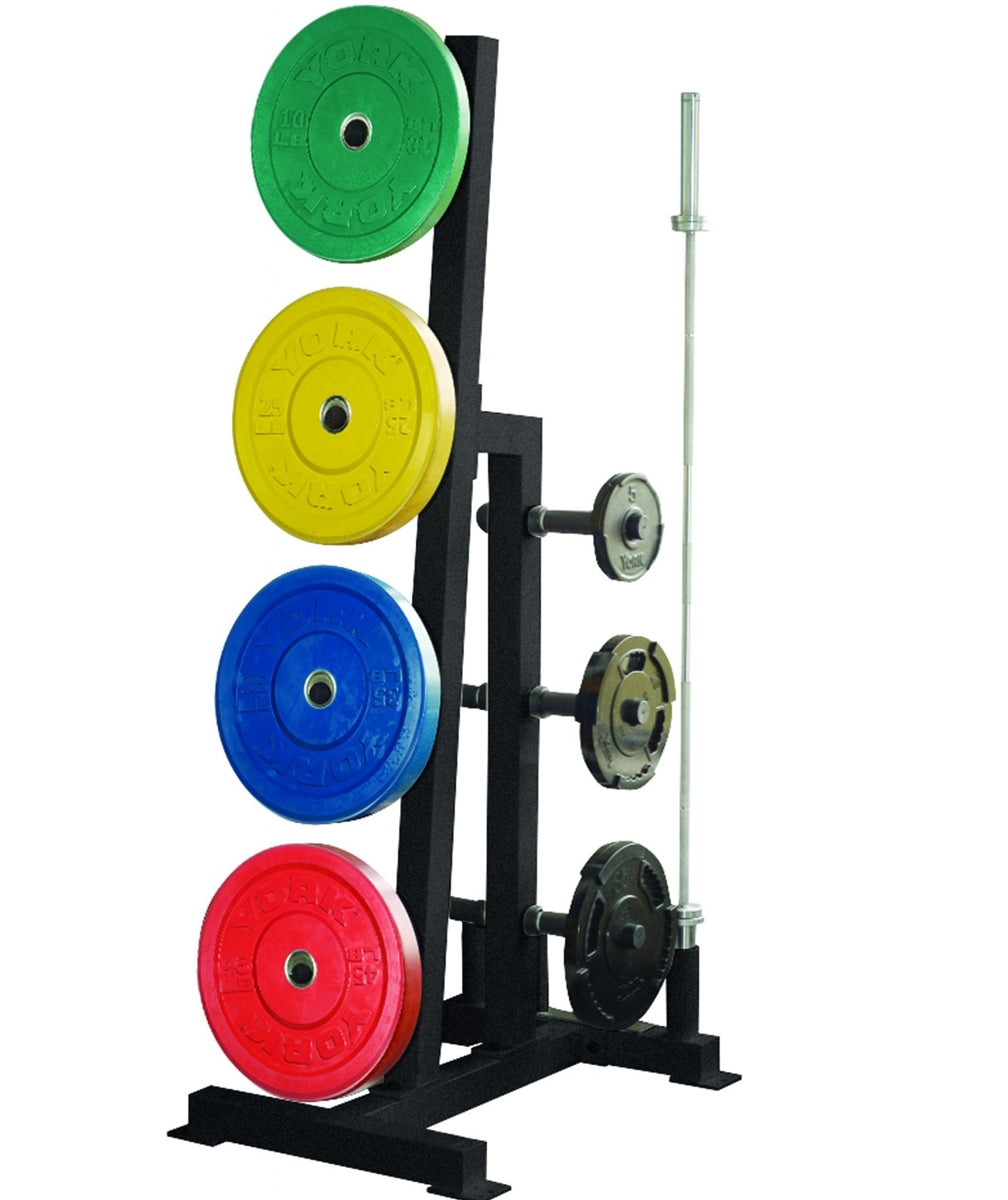 York Barbell, York Single Sided Olympic Plate Tree